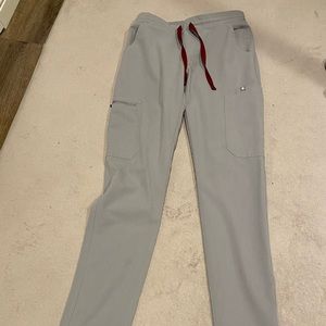 Fig Yola skinny scrub pant xxs regular cement